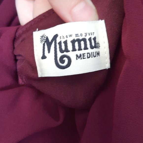 SHOW ME YOUR MUMU Caitlin Ruffle Red Maxi Dress - Picture 10 of 10